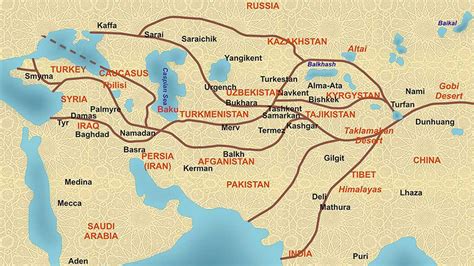 China Silk Road Project Map