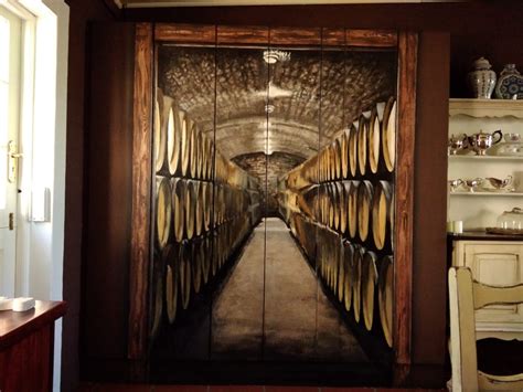 Wine Cellar Cupboard Mural - Mural Wall Art