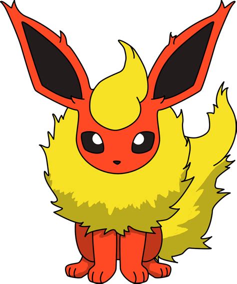 Flareon Sitting PNG by ProteusIII on DeviantArt