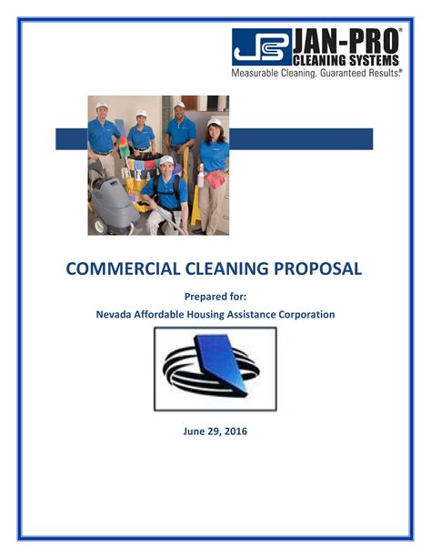 Janitorial Proposal Template - Sfiveband.com