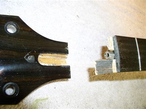 Guitar Neck Repair On An Archtop Guitar