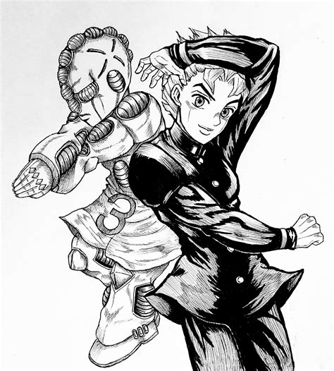 [Fanart] koichi and echoes : r/StardustCrusaders