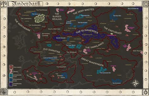 D&D 5E Underdark Map - Hombre Wallpaper