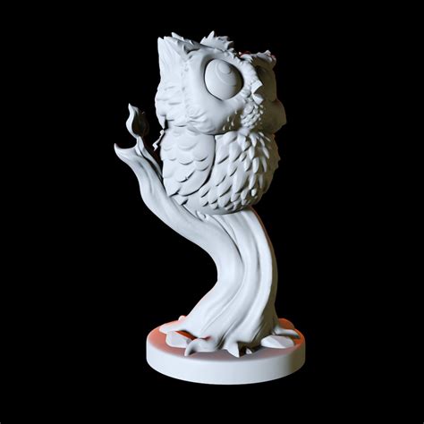 Owl Familiar Miniature for D&D Dungeons and Dragons - Etsy