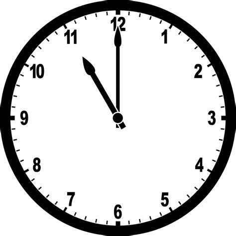 Clock 11:00 | ClipArt ETC