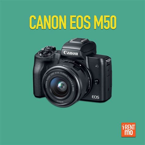 Canon EOS M50 with 15-45mm Lens Vlogging Camera - iRentMo