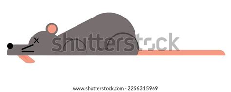 Dead Mouse Dead Mice Cartoon Illustration Stock Vector (Royalty Free) 2256315969 | Shutterstock