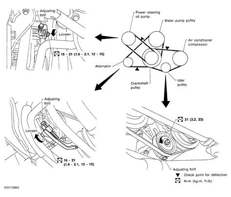 2004 Nissan frontier timing belt diagram