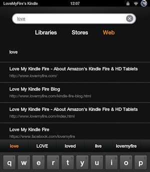 Kindle Fire Keyboard Tips and Shortcuts