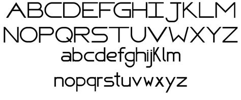 Fafers Technical Schriftart zum kostenlosen Download