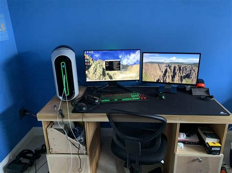 Setup finally complete! : Alienware