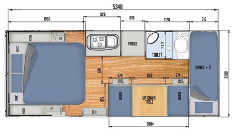 Caravans | HQ17 Caravan | Caravans, Caravan, Floor plans