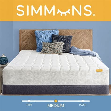 Simmons 8" Hybrid, Medium Feel, Bed in a Box Foam Mattress - Queen ...