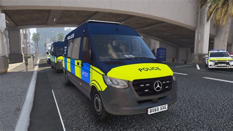 2019/20 Met Police TSG Mercedes-Benz Sprinter Van | GTA 5 Mods