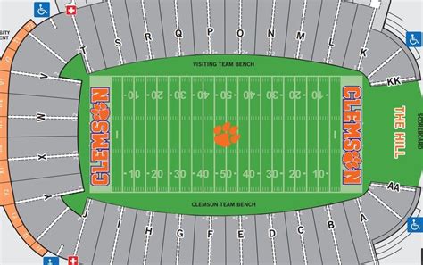 Memorial Stadium Seating Chart Clemson | Awesome Home