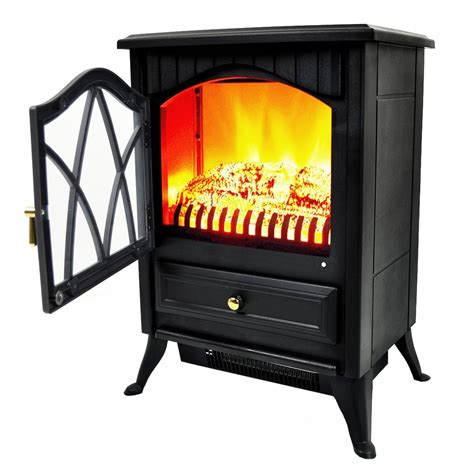 1850W Log Burner Flame Effect Electric Fireplace Stove Heater - £51.99 ...