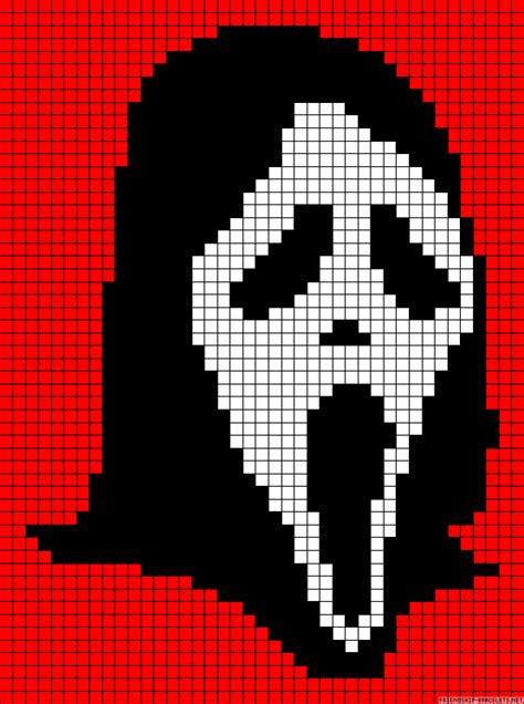 Ghostface Pixel Art Pixel Art Easy Pixel Art Pixel Art Pattern | Porn Sex Picture