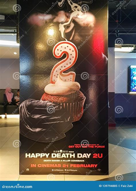 Happy Death Day 2U Movie Poster at the Cinema Editorial Image - Image of death, jessica: 139794885