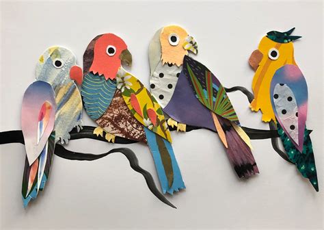 Love Bird Collage Project — Claire Coles