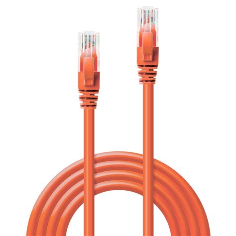 15m CAT6 U/UTP Network Cable, Orange - from LINDY UK