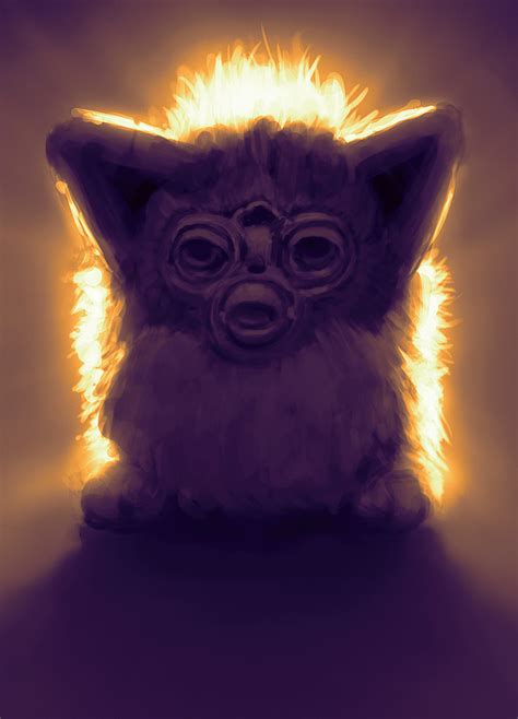 Creepy Furby by Floatharr on DeviantArt