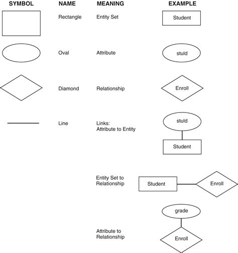 Database Er Diagram Symbols | ERModelExample.com