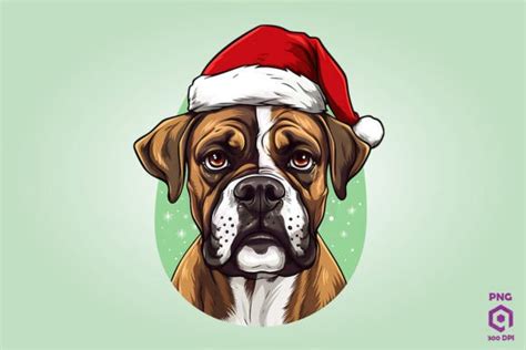 Christmas Boxer Dog Graphic by Quoteer · Creative Fabrica