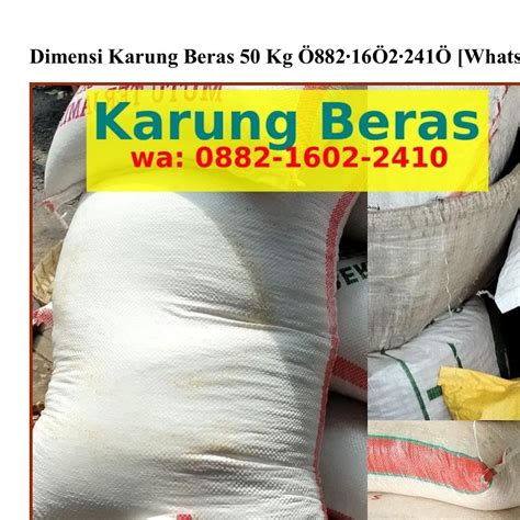 Dimensi Karung Beras 50 Kg.pdf | DocDroid