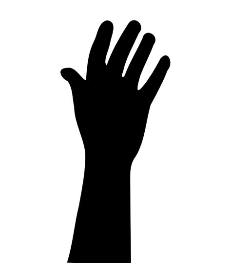 Free Hand Silhouette, Download Free Hand Silhouette png images, Free ClipArts on Clipart Library