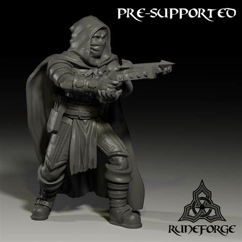 Rogue - Hand Crossbow (STL File) - Runeforge Studios | HD 3D Printed Table-top Miniatures