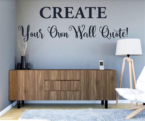 Create Your Own Wall Quote. Wall Decal Vinyl Decal Vinyl | Etsy