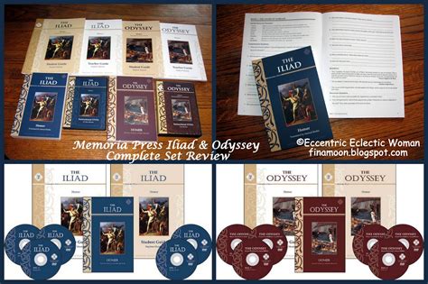 Eccentric Eclectic Woman: Memoria Press Iliad & Odyssey Complete Set Review