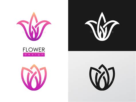 Illussion: Flower Logo Design Inspiration