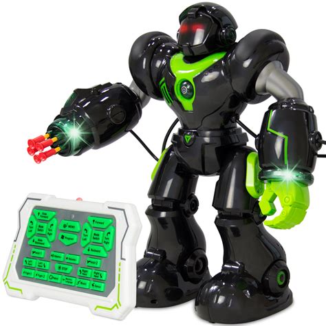 Intelligent Remote Control RC Robot Talking Walking Shooting Light Music Action 816586022370 | eBay