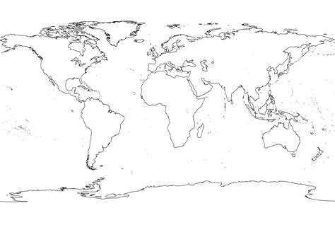 World map but the white and red areas have the same population because there’s a tiny red circle ...