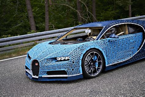 News - The Drivable Life-Size Bugatti Chiron Made Of Lego