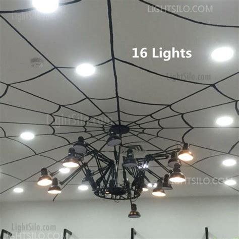 Modern Big Spider LED Chandelier Ceiling Light Retractable Pendant Lamp ...