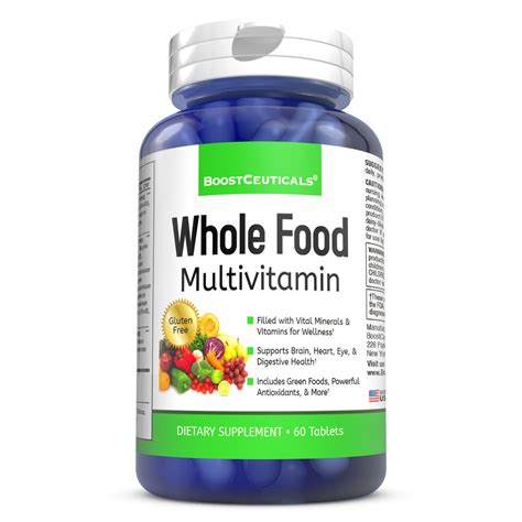 WHOLE FOOD VITAMINS MULTIVITAMIN – Boostceuticals