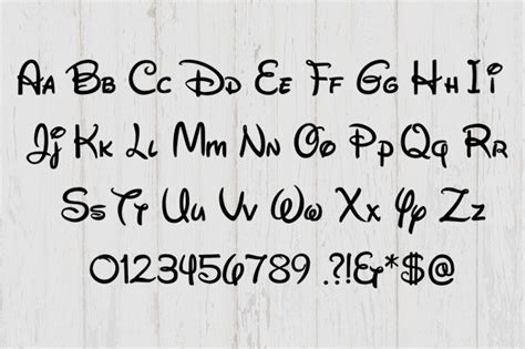 Disney font svg free, disney alphabet svg free, walt disney font svg, calligraphy font svg ...