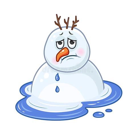 Melting Snowman Stock Illustrations – 374 Melting Snowman Stock ...