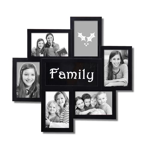 AdecoTrading 6 Opening Decorative "Family" Wall Hanging Collage Picture Frame | Wayfair.ca