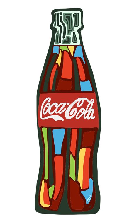 PRINTABLE Coca Cola Bottle Art Coca Cola Coke Bottle - Etsy