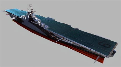 USS Enterprise CV-6 Aircraft Carrier 3D Model | tunersread.com