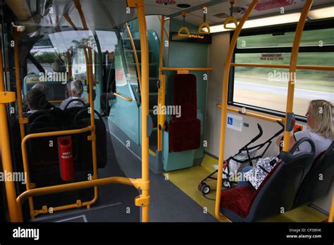 Inside view of London Double Decker Bus[Editorial only] Stock Photo - Alamy