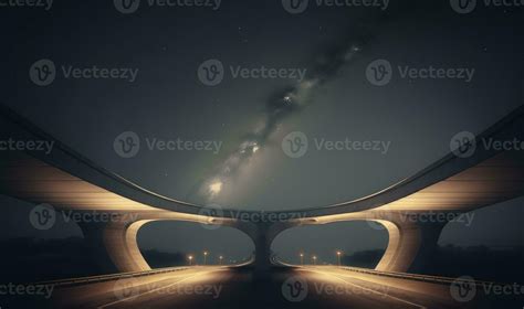 Ethereal Night Overpass with Soft Lighting for Professional Backgrounds 29978133 Stock Photo at ...