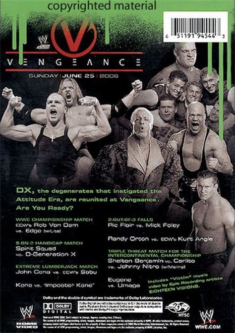 WWE: Vengeance 2006 (DVD 2006) | DVD Empire