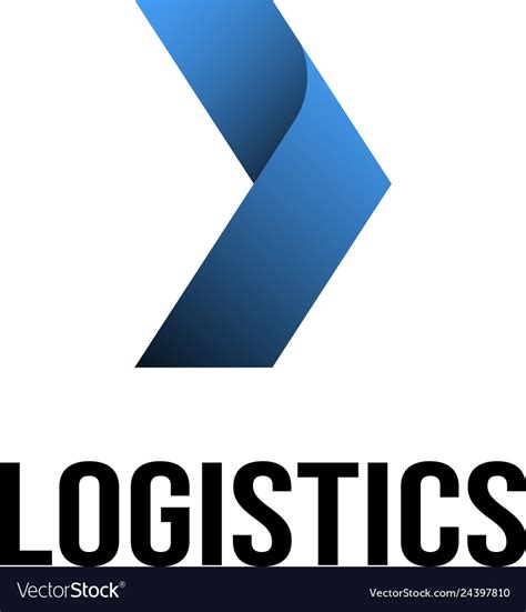 Logistics logo design inspiration Royalty Free Vector Image