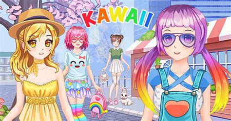 Anime Kawaii Dress Up 🕹️ Hraj na CrazyGames