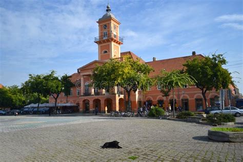 Sombor Serbia City Hall editorial stock photo. Image of square - 217169848