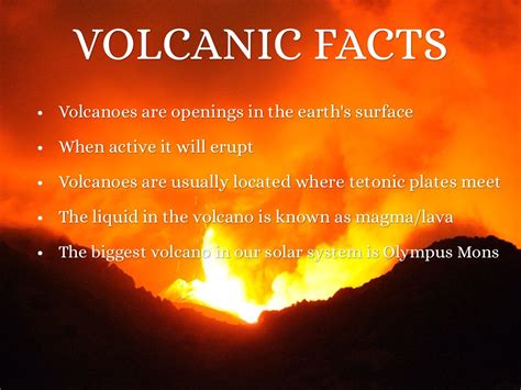 volcano facts